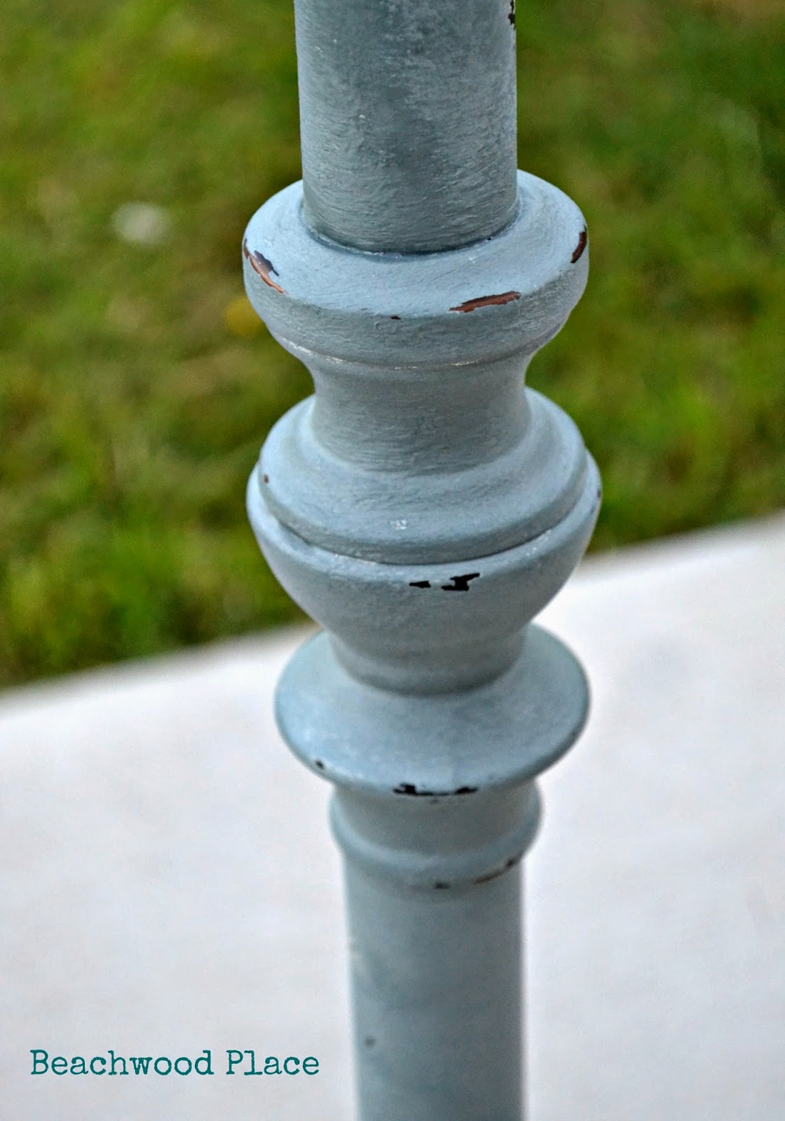 Beachwood Place Chalk Painted Floor Lamp