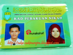 Suka Suki Nurqim Surat Akuan Nikah Dan Kad Perakuan Nikah