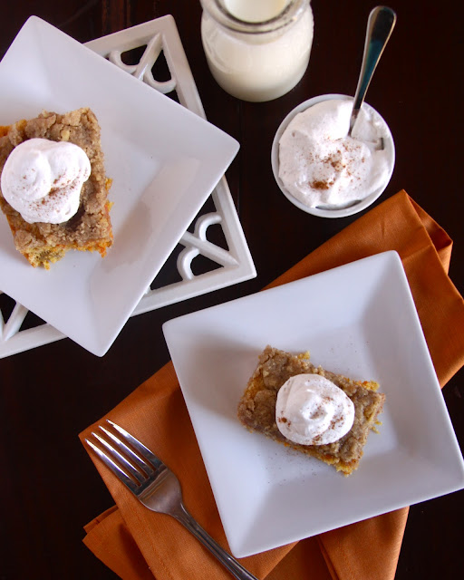  streusel topped carrot cake