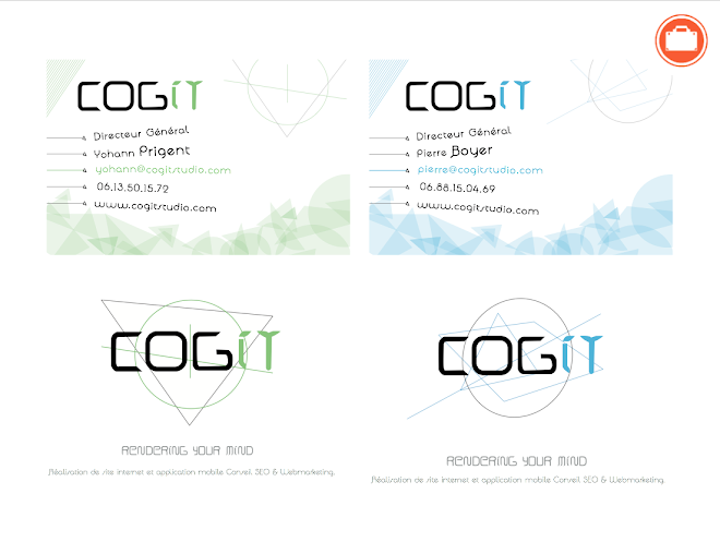 Carte de visite pour Cogit studio