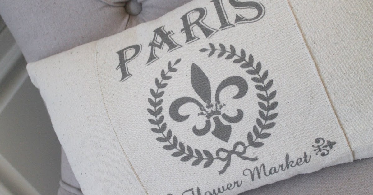 diy Design Fanatic Paris Market Pillow
