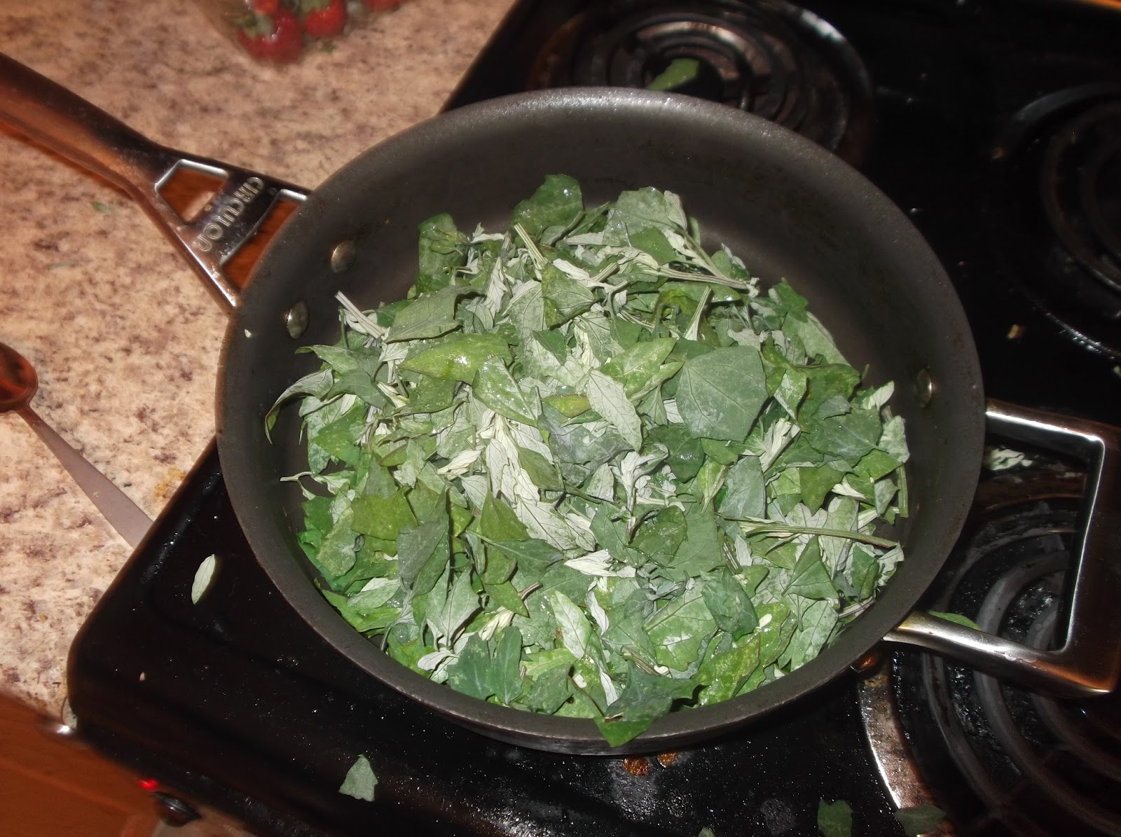 Kathy's Ohio Kitchen Lamb's Quarters Quiche