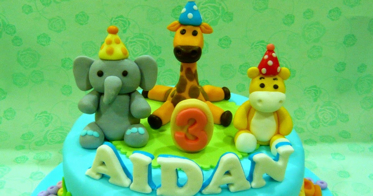 Jenn Cupcakes & Muffins: Animals & Sea Theme Cake