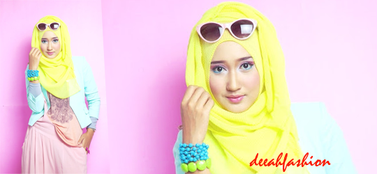 Trend Tabrak Warna ala Dian Pelangi Spring Hijab Style Trend Tabrak Warna ala Dian Pelangi Spring Hijab Style