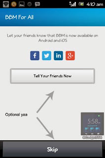 Mendaftar BlackBerry ID di Android Mendaftar BlackBerry ID di Android