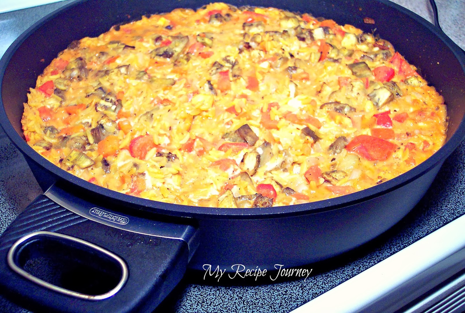 My Recipe Journey Orzo Veggie Bake