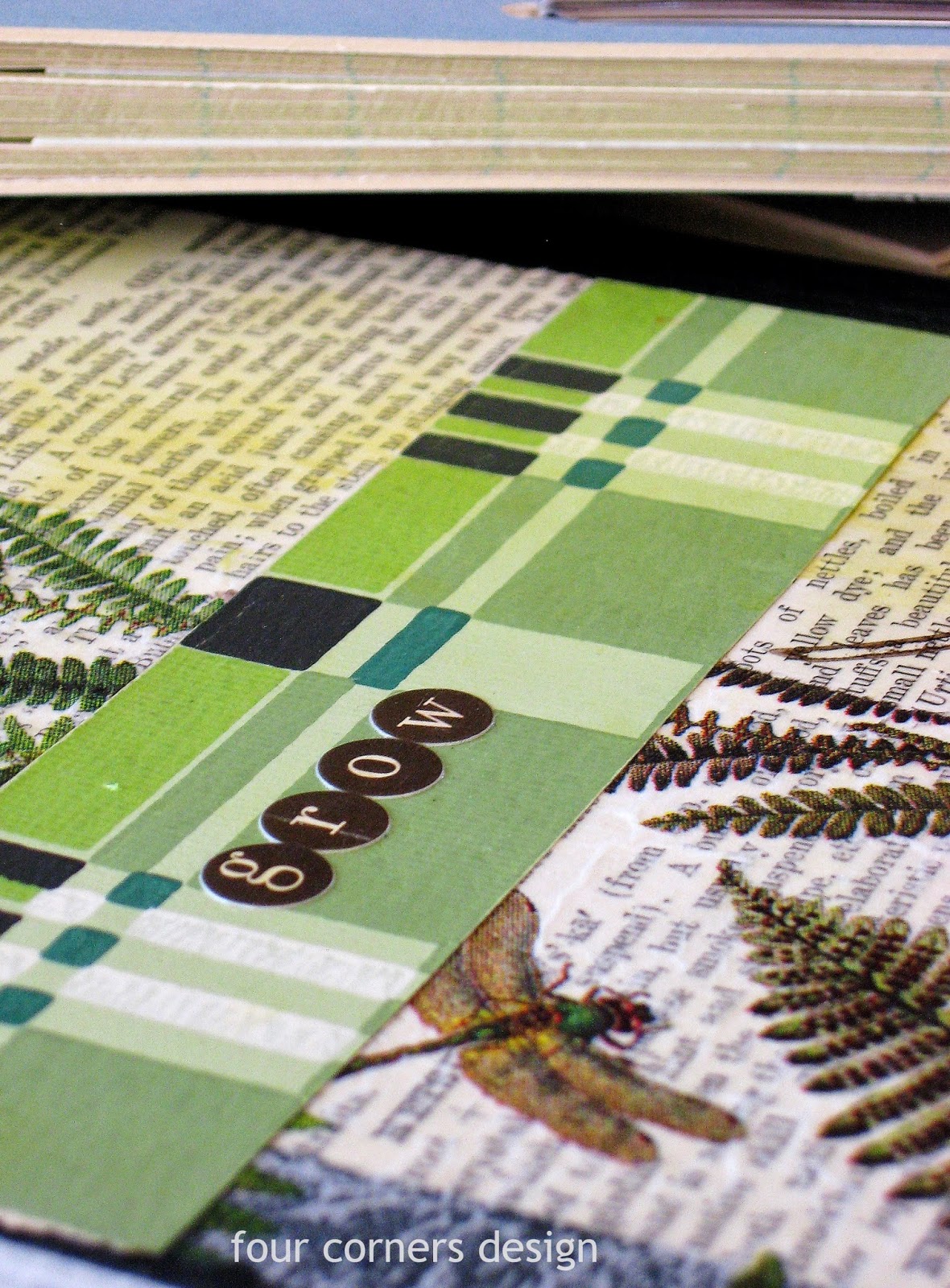 four corners design Art Party Recycled Book Journals