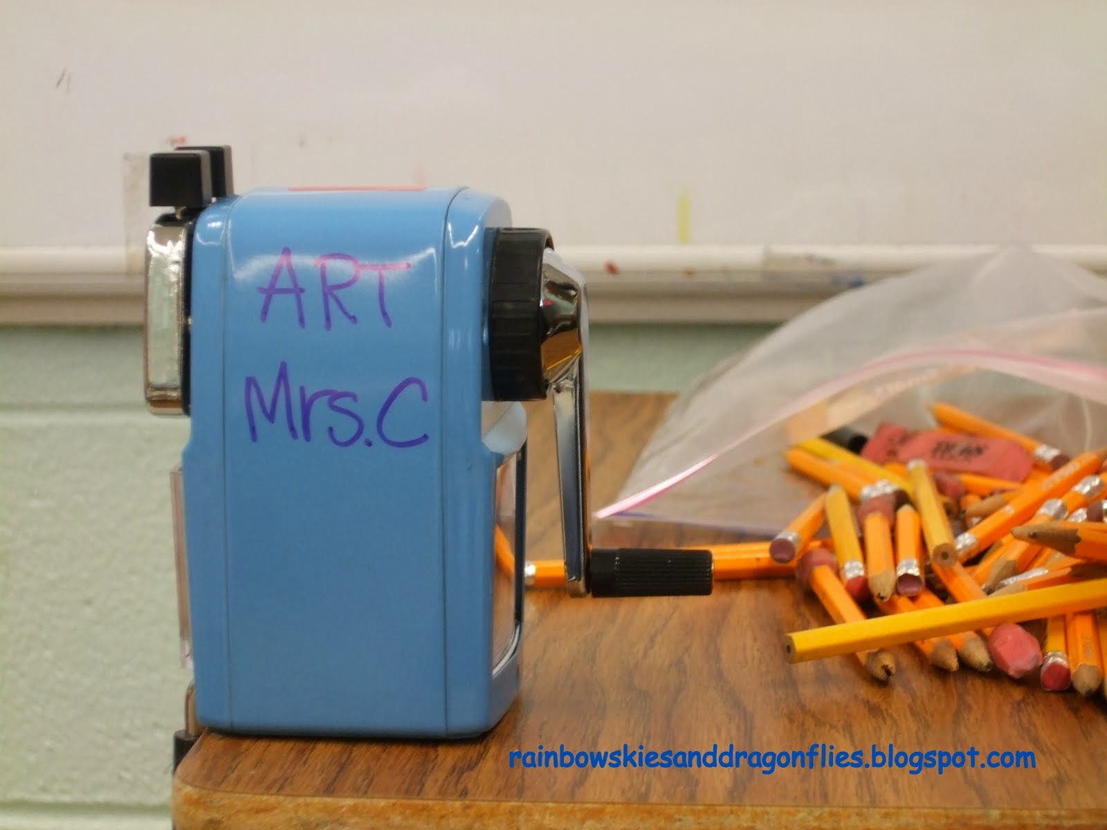 rainbow skies dragonflies best pencil sharpener i have ever used