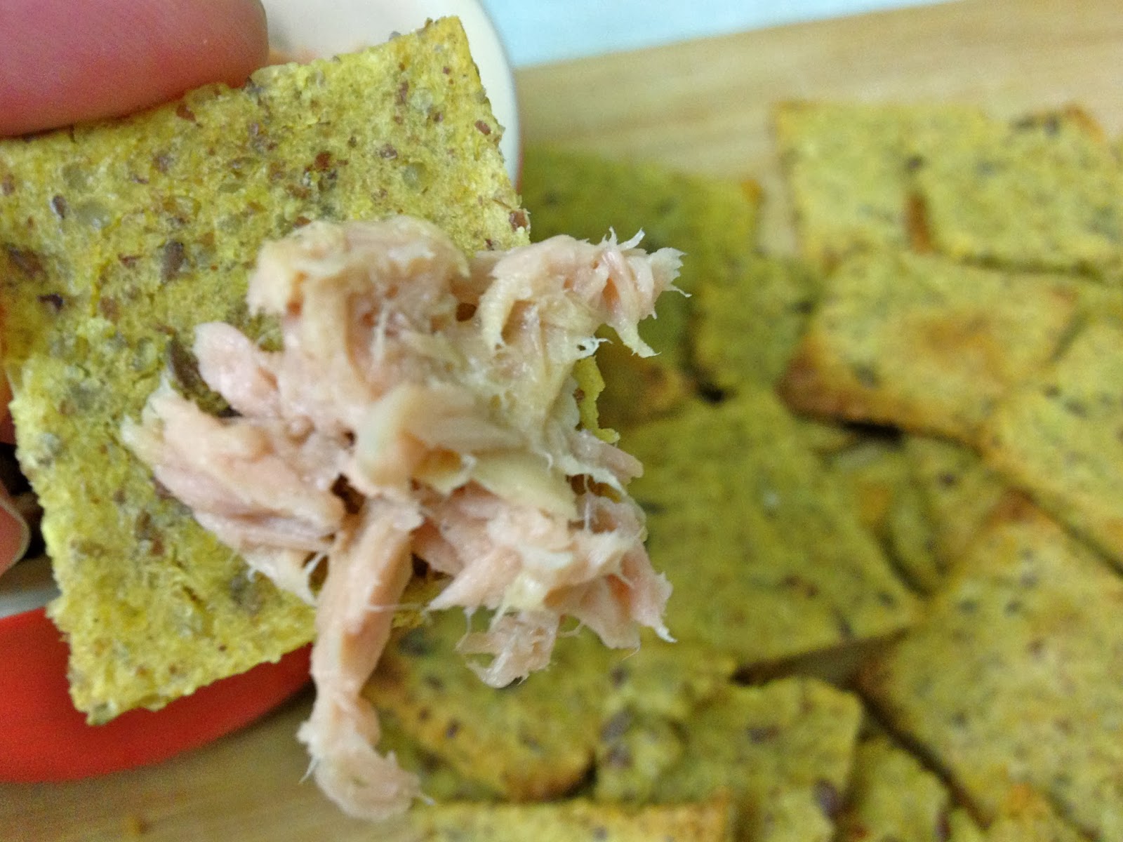 The Lifestyle Notebook Healthy Cheesy Quinoa Flax Crackers