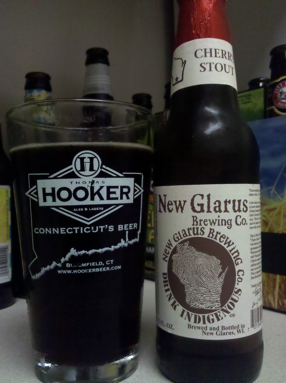 Hipster Brewfus 12 New Glarus Thumbprint (Or Unplugged?) Cherry Stout