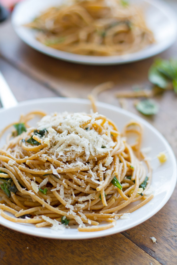 *Riches to Rags* by Dori Garlic Butter Spaghetti with Herbs YUM!