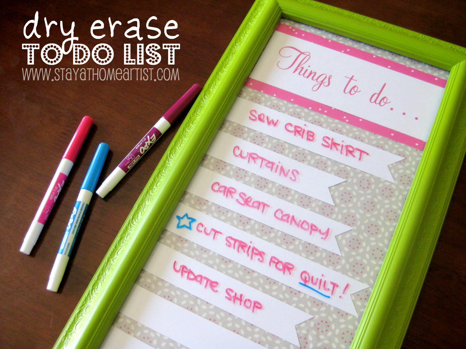 To Do List Dry Erase Board at David Chavez blog