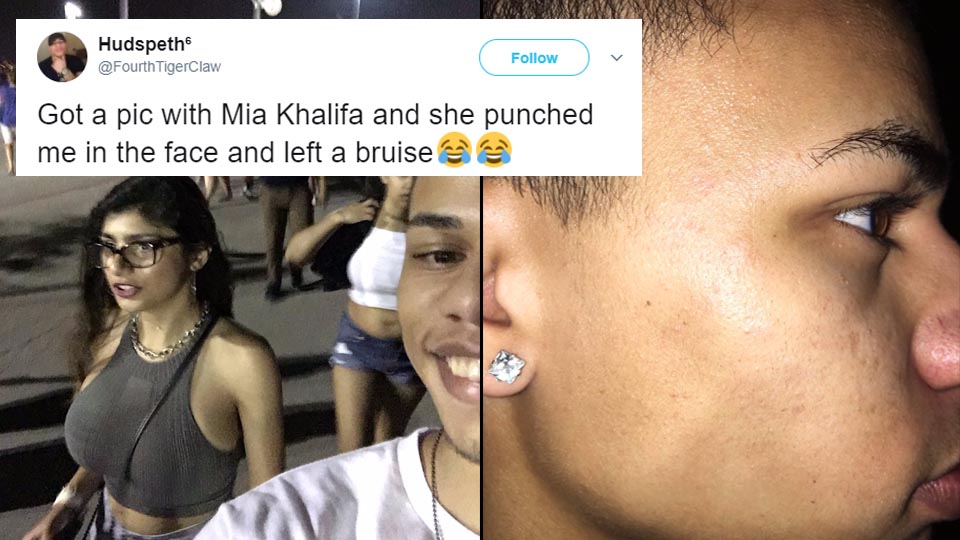 Негр выебал красотку Миа Халифа которая всю жизнь мечтала о черном члене