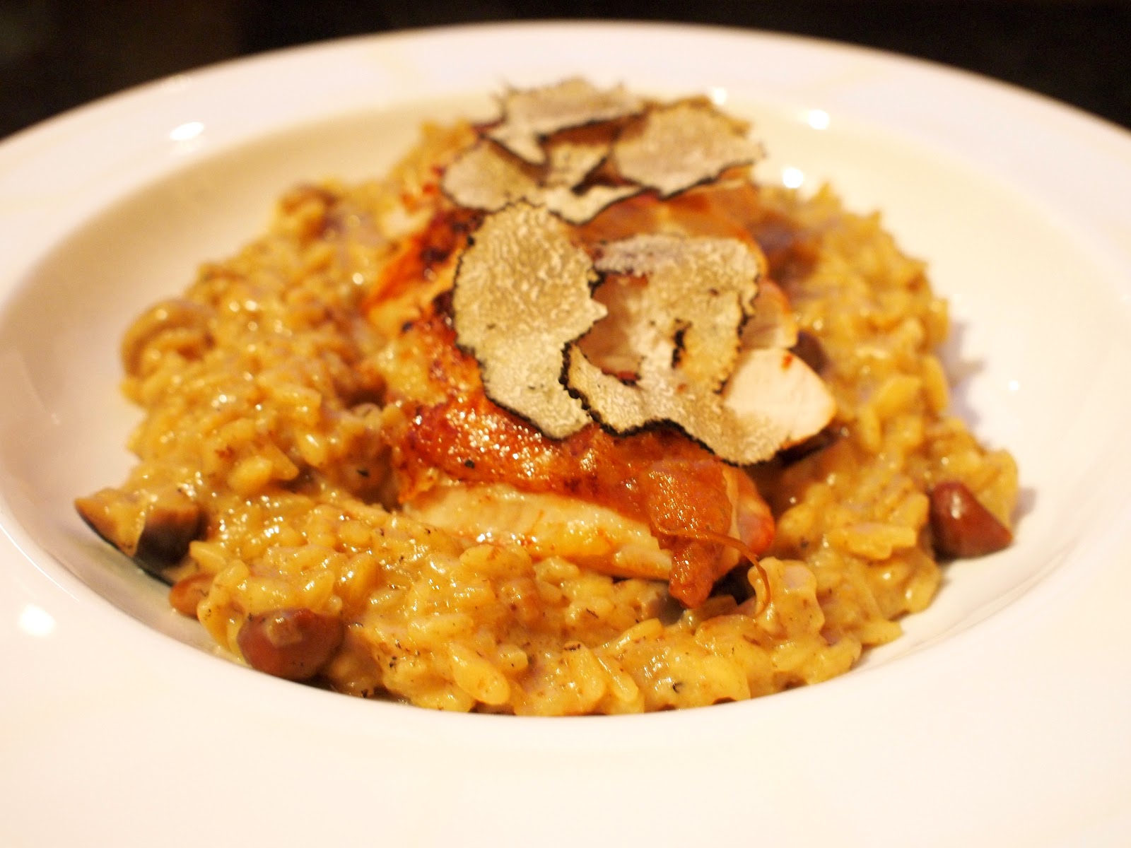 The Renaissance Girl Cooks... Risotto, with mushrooms, cep roasted