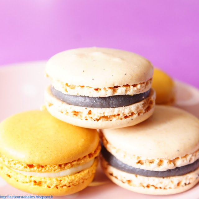 Macarons Yuzu et Sésame noir Sadaharu Aoki