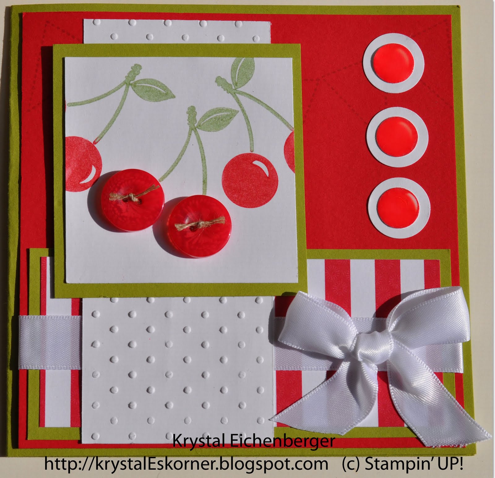 Krystal Eichenberger's Stampin' Korner Button Buddies and Buttons)!