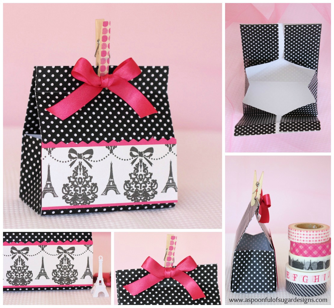 Fold A Gift Box from a Sheet of Cardstock A Spoonful of Sugar
