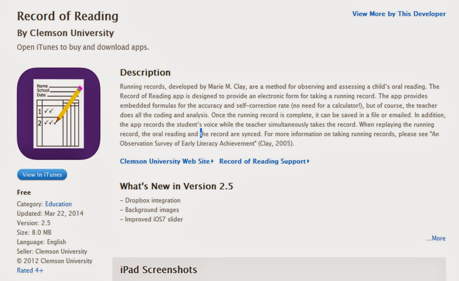 Eclectic Educating Running Records on the iPad!