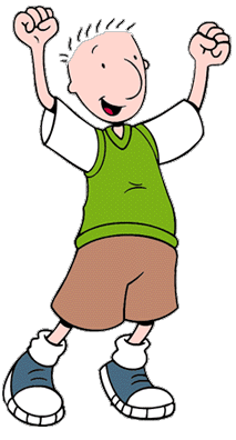 Cartoon Characters: Fish Hooks and Doug (PNG/GIF)