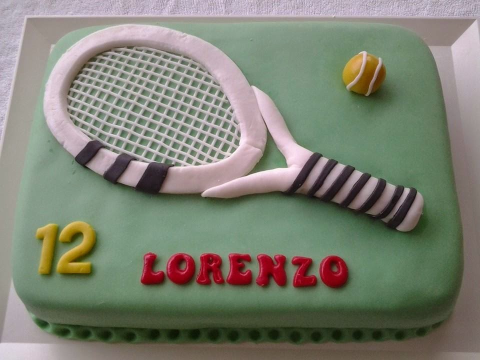 Racchette tennis pasta di zucchero Cotto e Postato