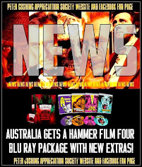 NEWS: AUSTRALIA GETS A HAMMER FILM BOX SET OF FOUR BLU RAYS!