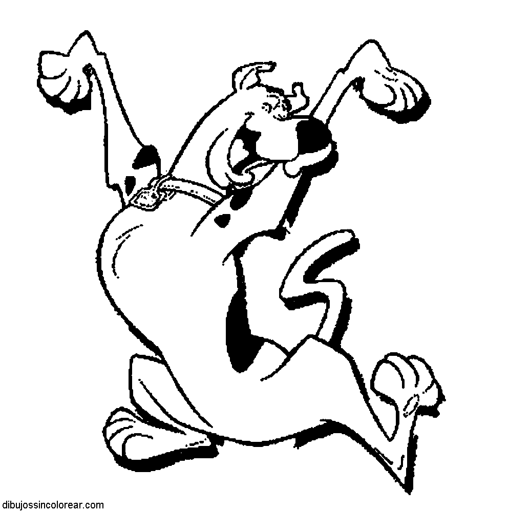 Dibujos Sin Colorear: Dibujos de Scooby Doo para Colorear Dibujos Sin Colorear: Dibujos de Scooby Doo para Colorear