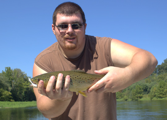 Caney Fork River brown trout