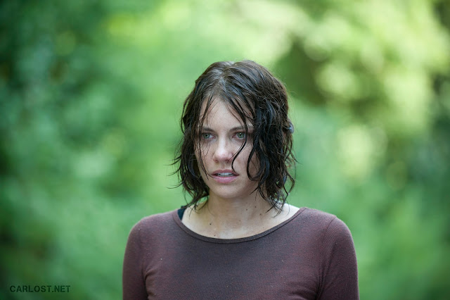 Maggie Greene (Lauren Cohan) en The Walking Dead 4x10 Inmates Maggie Greene (Lauren Cohan) en The Walking Dead 4x10 Inmates