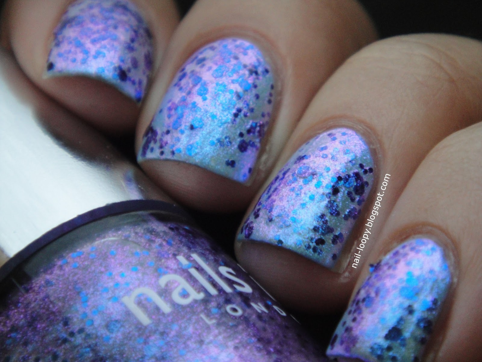 nail loopy NAILS INC GLITTER BOMB/STARTDUST COLLECTION SWATCHES & REVIEW