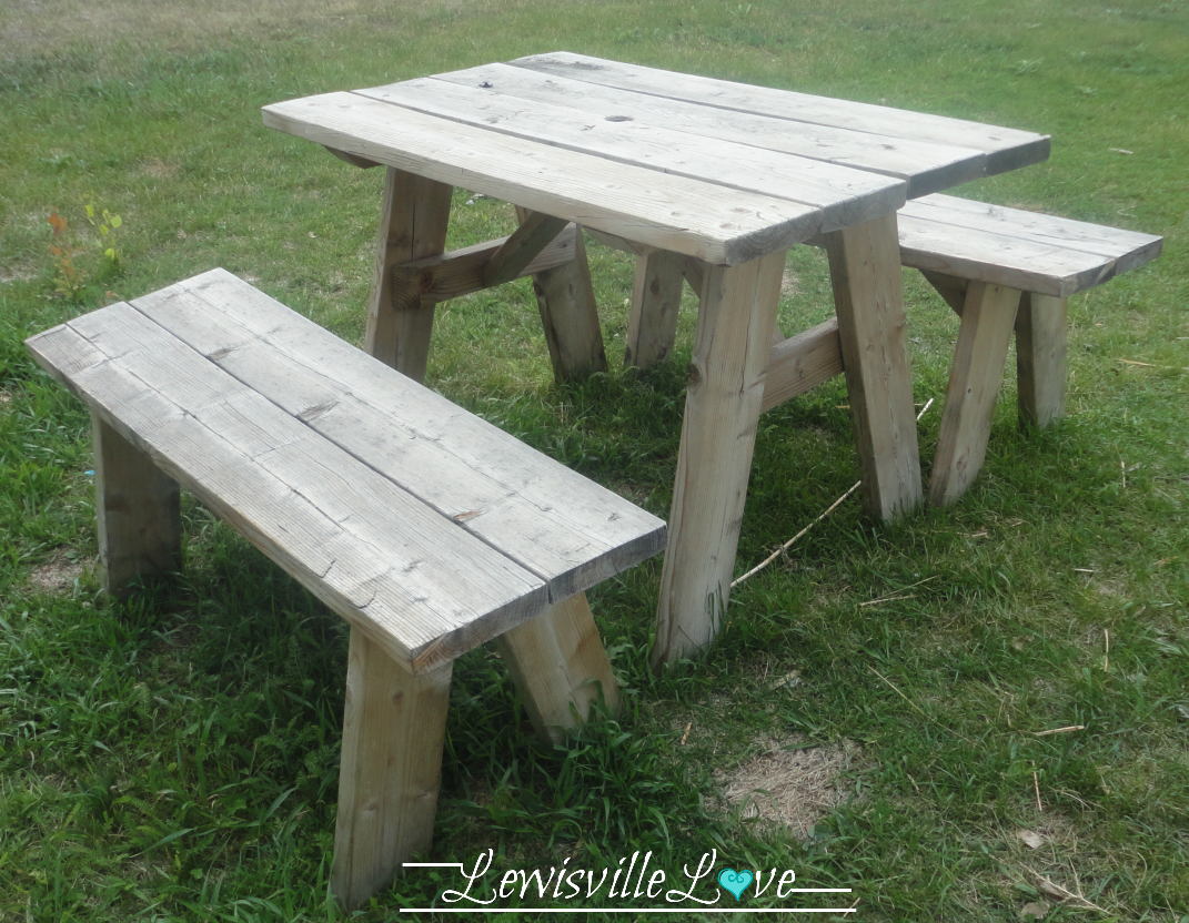 Lewisville Love Changing That Yard Sale Picnic Table