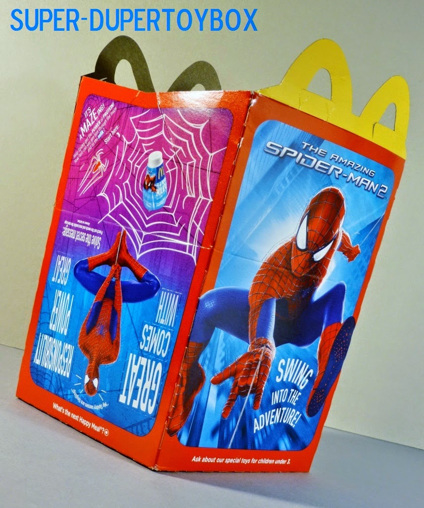 2014 McDonald's AMAZING SPIDERMAN 2 HAPPY MEAL TOY #5 WIND-UP SPIDER SEALED 4#6 