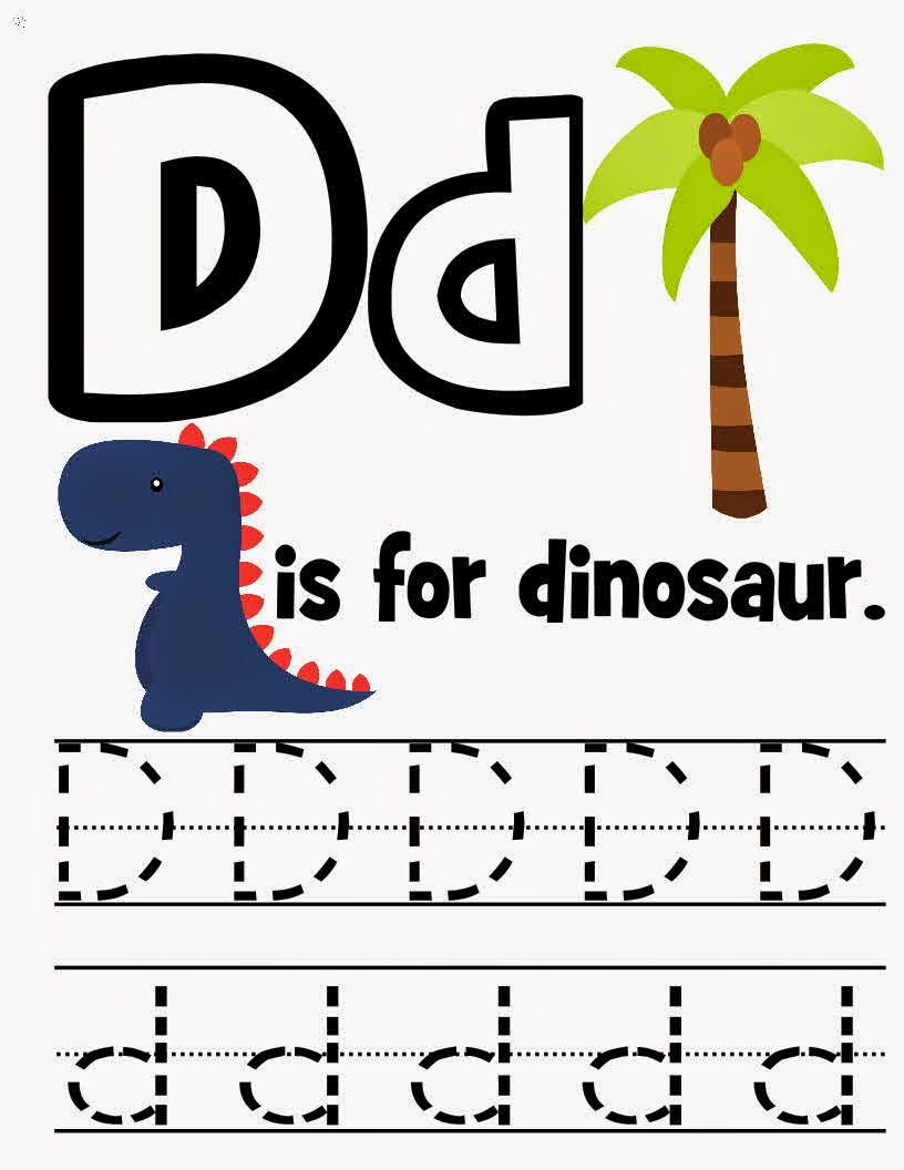 Dinosaur Preschool Printables - Learning To Be a Mom