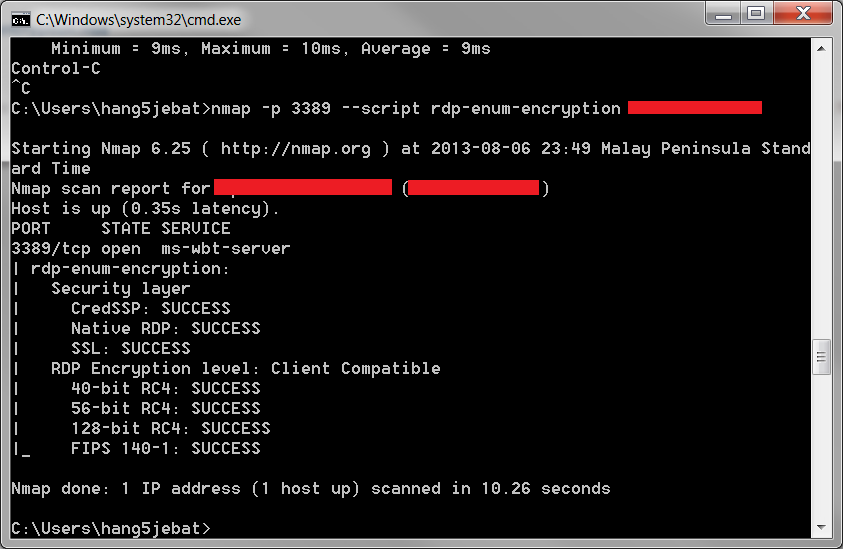 Security G33k Windows Remote Desktop Protocol Weak Encryption Method