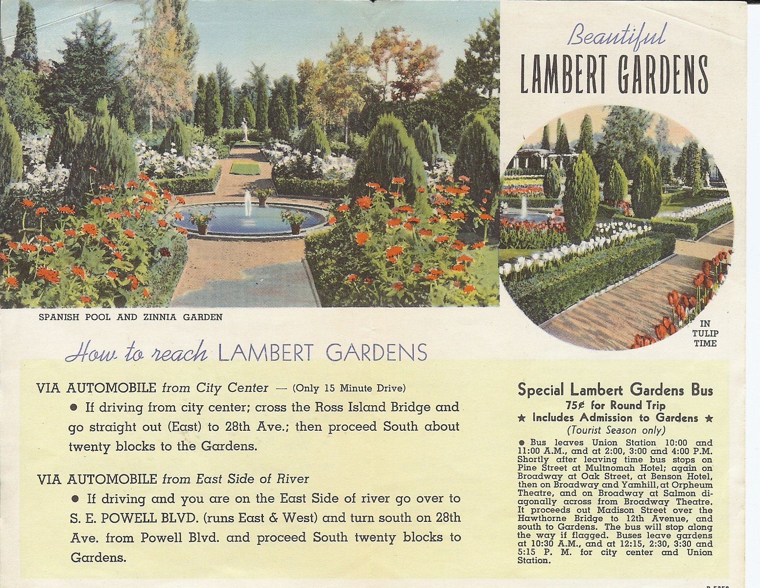 Beech Street Gardens Lambert Gardens Late 20's to 1968