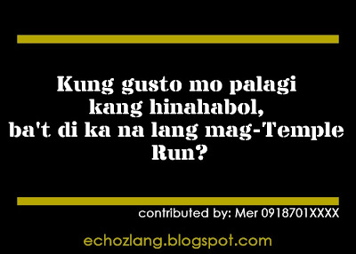 Mag Temple Run ka nalang