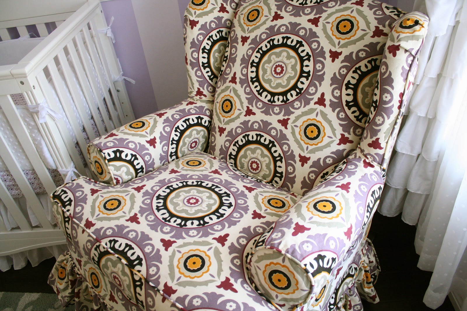 Custom Slipcovers by Shelley Nursery Rocker Chair