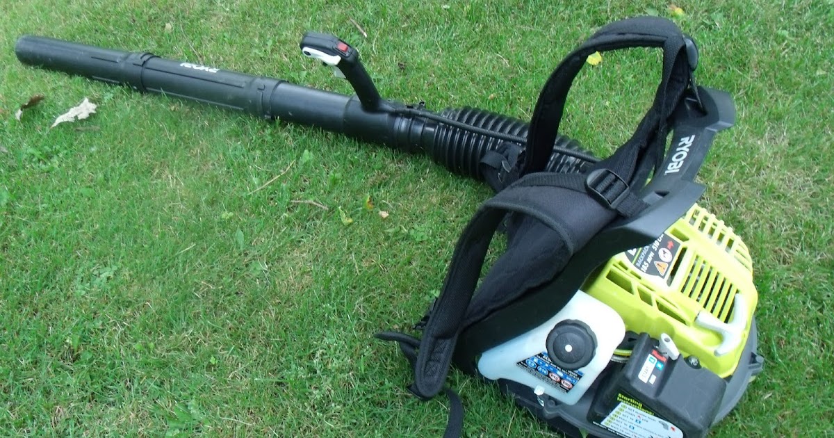 Gear Acres: Review... Ryobi Backpack Leaf Blower BP42