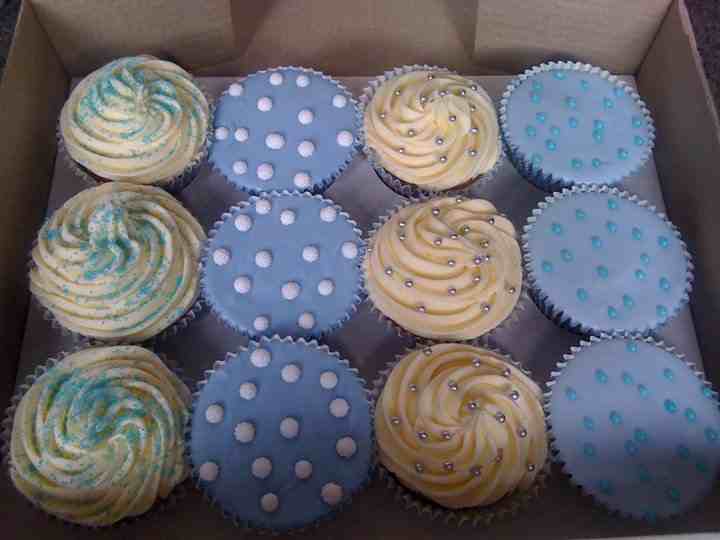 Baked with Love Christening Cupcakes Baby Boy