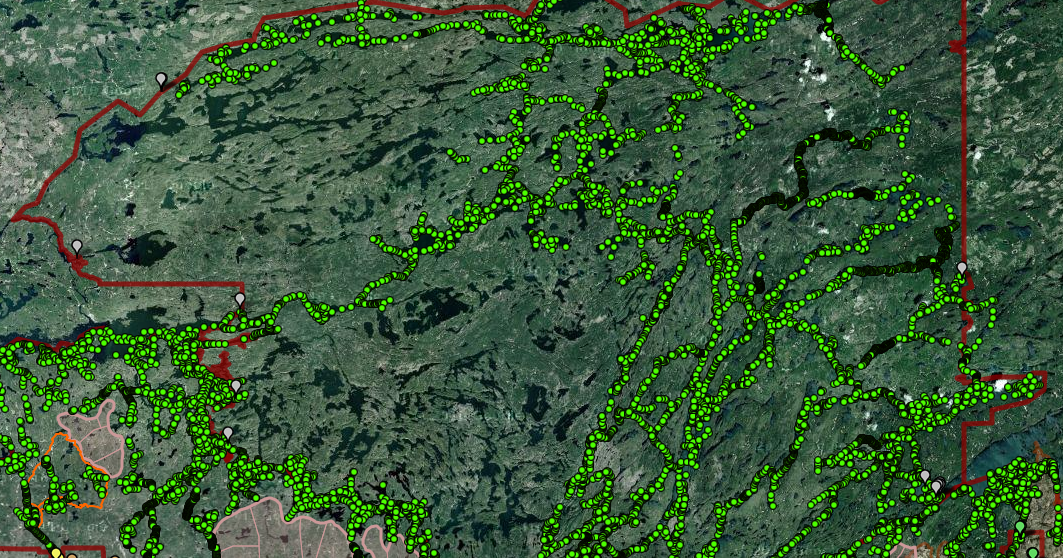 Paddle Blog Rapids on Map and Quetico Route Update