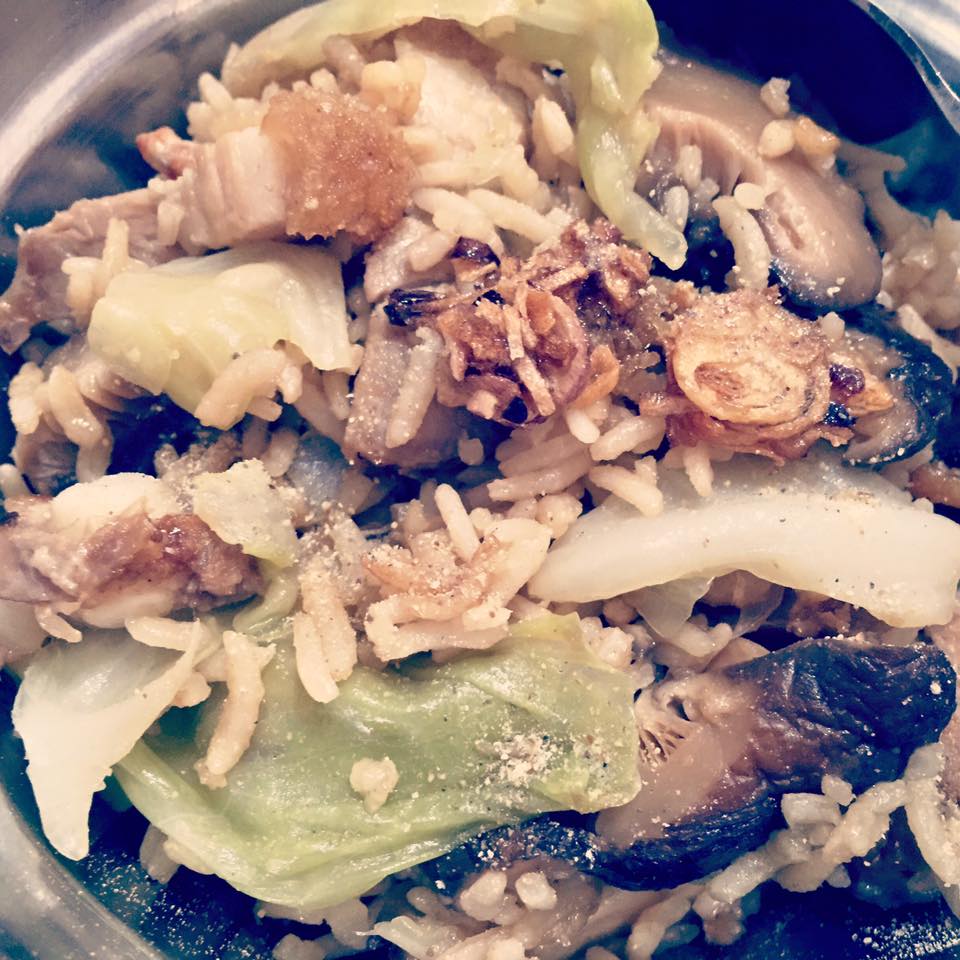 Cabbage mushroom rice by Ally Yeo‎
