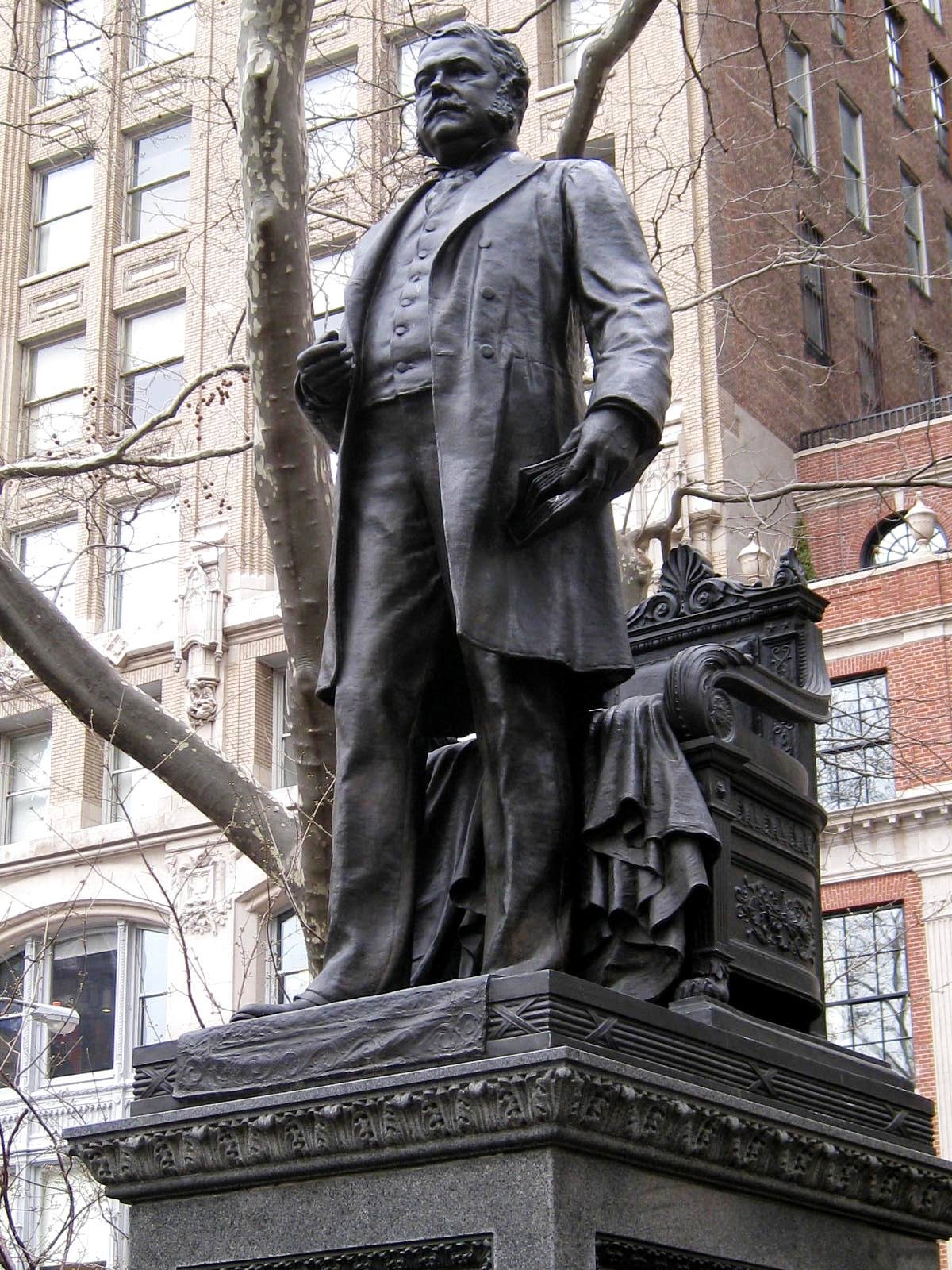 Daytonian in Manhattan The Chester A. Arthur Statue Madison Square