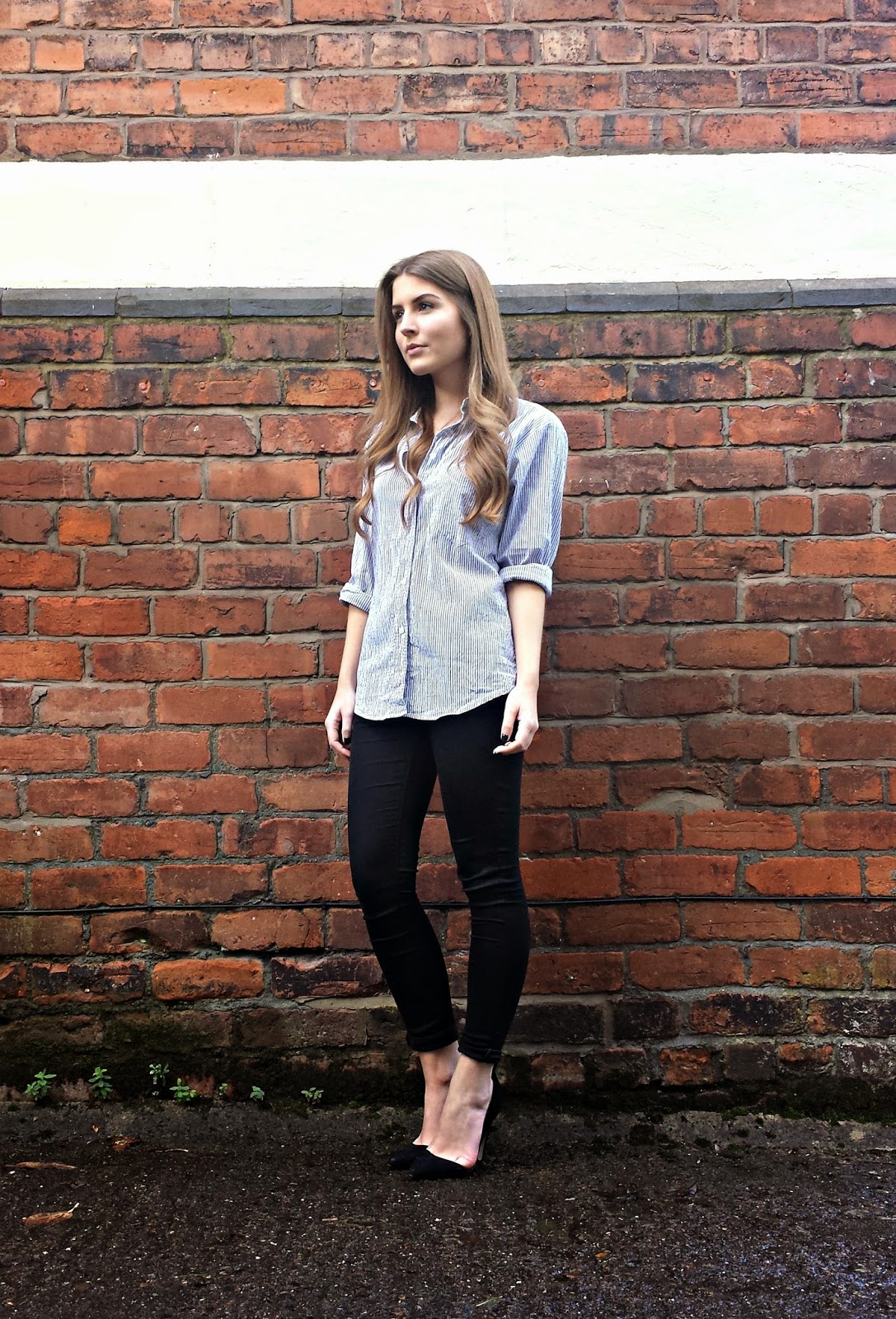 Outfit Oversized shirt with skinny jeans Style Trunk