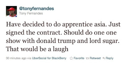 Gambar Tony Fernandes The Apprentice Asia