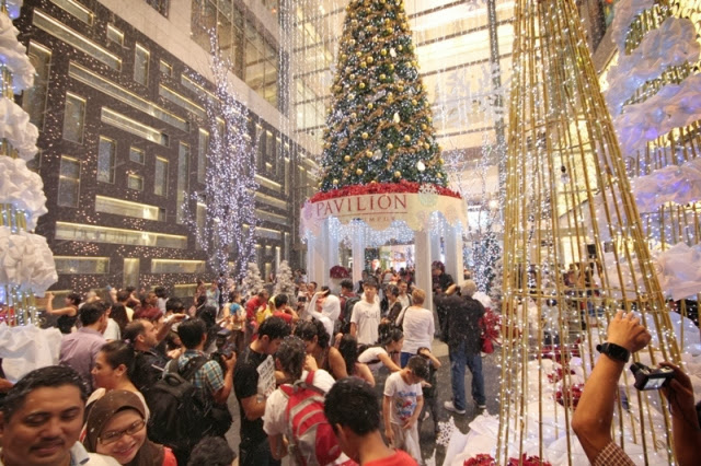 Snowfall in Malaysia, Christmas @ Pavilion KL, pavilion kl, christmas, shopping, shopping mall