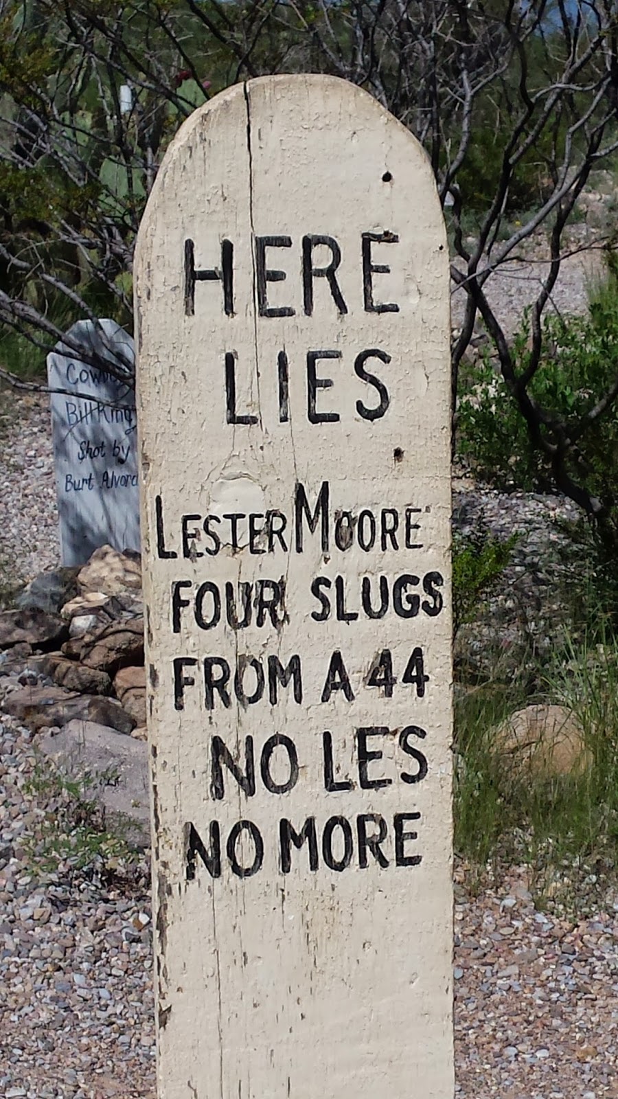 Tucson Daily Photo Famous graveyard