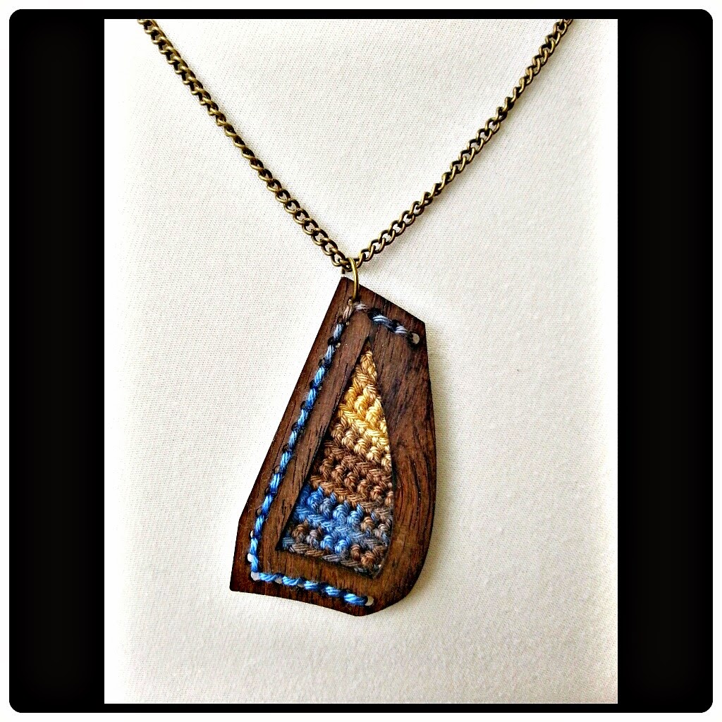 Stitch Story Crocheting Modern Mixed Media Pendants