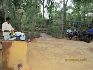 "Welcome  beverages " and Tea at "Nature Heritage Resort"