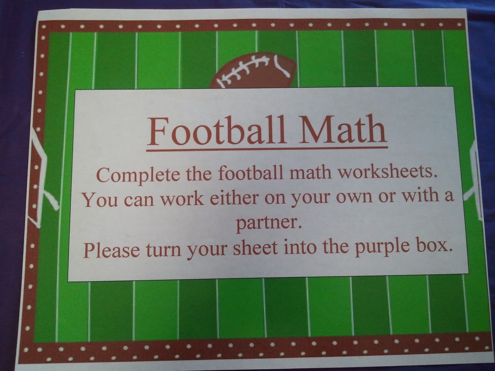Football Math