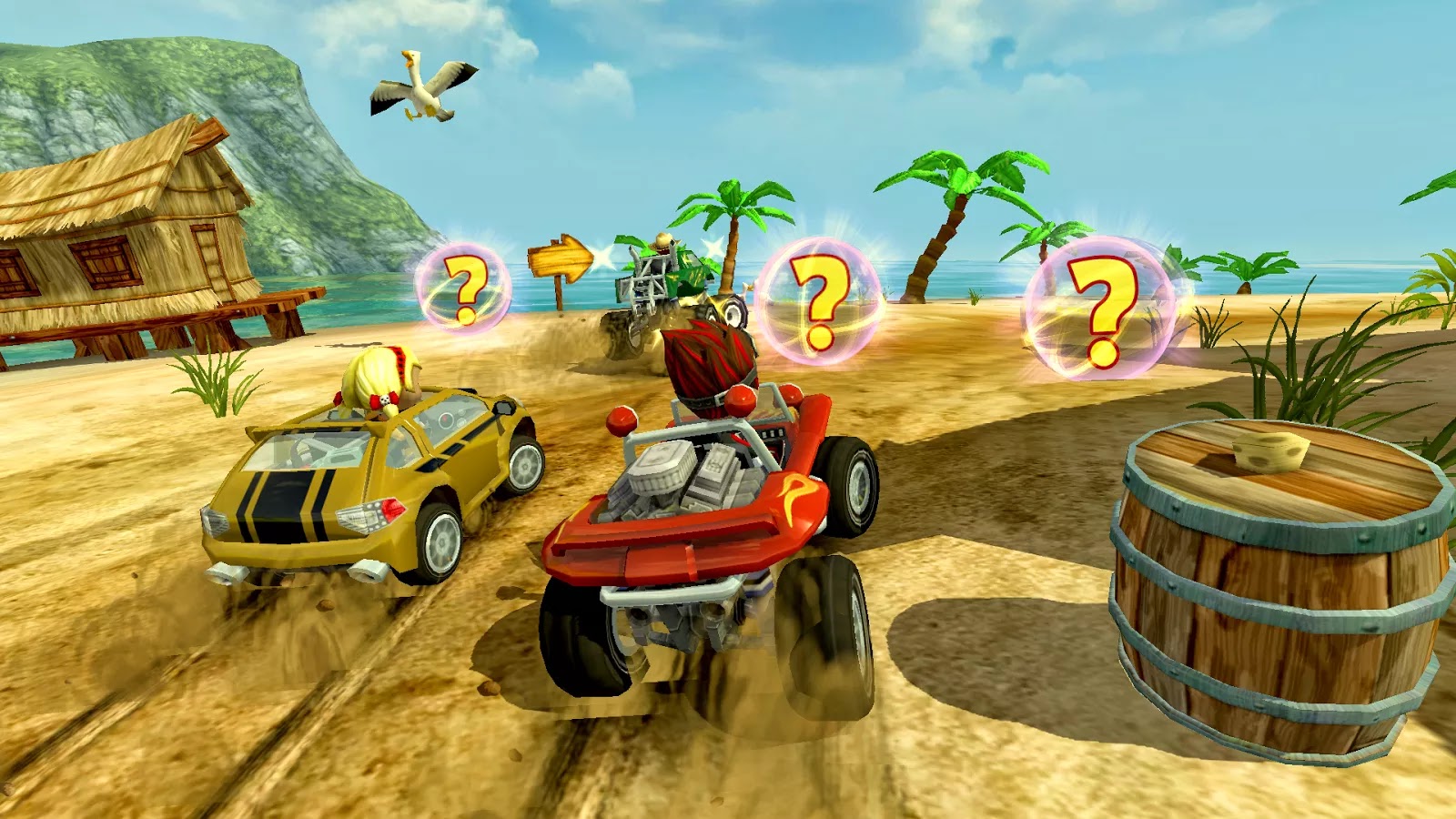 Beach Buggy Racing v1.2.7 Mod Android Mesh