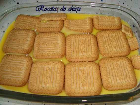 Pastel De Flan Y Galletas
